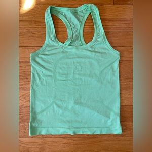 neon green lululemon tank top